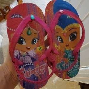 Shimmer and shine sandals